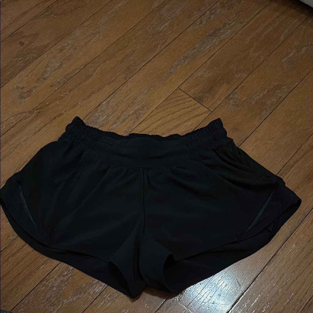 Women's Black Lululemon Athletic Shorts